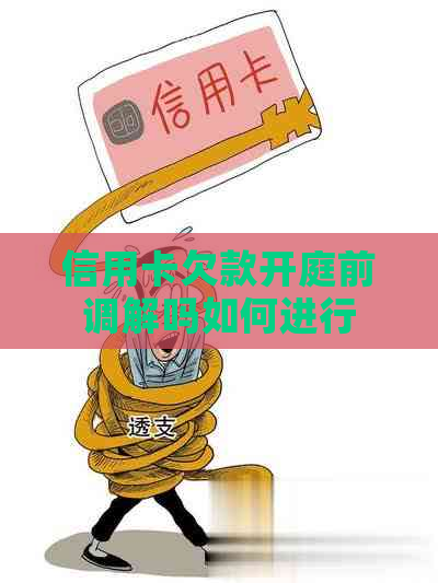信用卡欠款开庭前调解吗如何进行