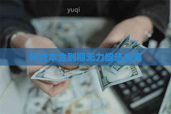 网贷本金到期无力偿还后果