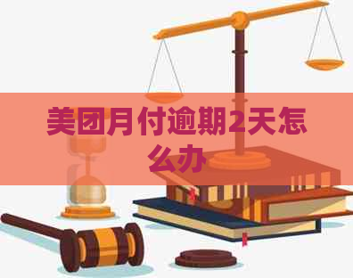 美团月付逾期2天怎么办