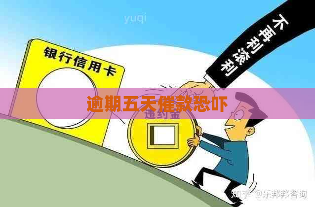 逾期五天催款