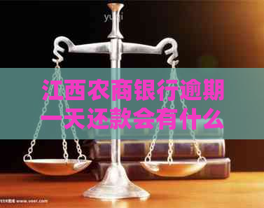 江西农商银行逾期一天还款会有什么后果