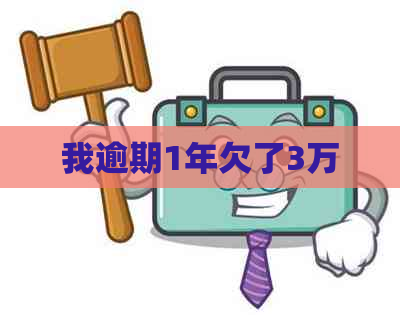 我逾期1年欠了3万