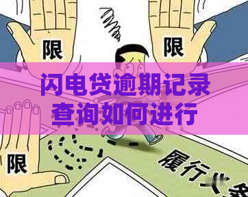 闪电贷逾期记录查询如何进行