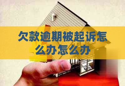 欠款逾期被起诉怎么办怎么办