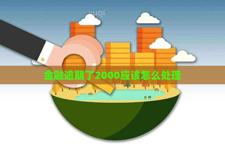 金融逾期了2000应该怎么处理