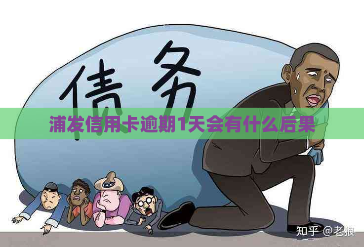 浦发信用卡逾期1天会有什么后果