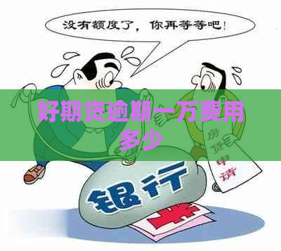 好期贷逾期一万费用多少
