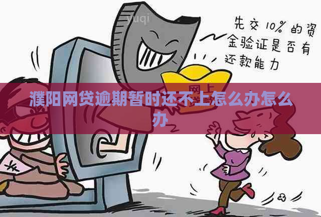 濮阳网贷逾期暂时还不上怎么办怎么办