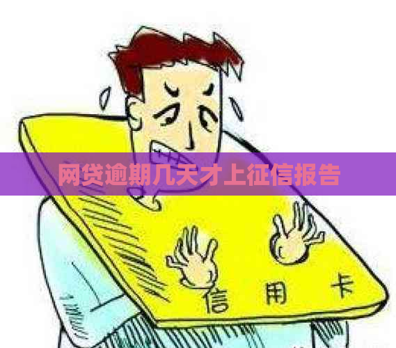 网贷逾期几天才上报告