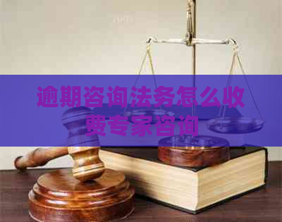 逾期咨询法务怎么收费专家咨询