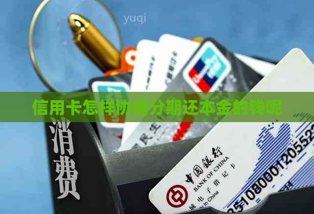 信用卡怎样协商分期还本金的钱呢
