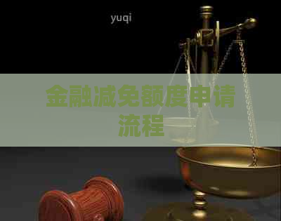 金融减免额度申请流程