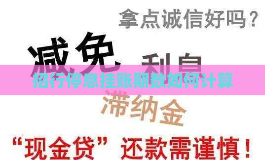 招行停息挂账期数如何计算