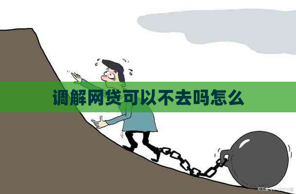 调解网贷可以不去吗怎么