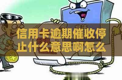 信用卡逾期停止什么意思啊怎么办