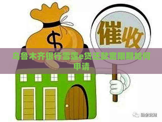 乌鲁木齐银行雪莲e贷还款宽限期如何申请