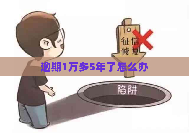 逾期1万多5年了怎么办