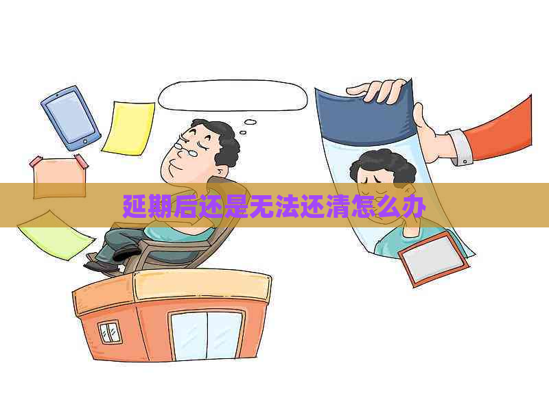 延期后还是无法还清怎么办
