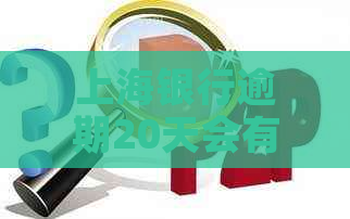 上海银行逾期20天会有什么后果