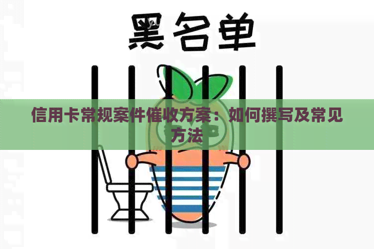 信用卡常规案件方案：如何撰写及常见方法