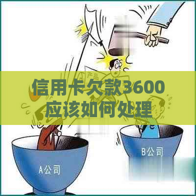 信用卡欠款3600应该如何处理