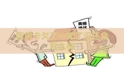 信用卡欠了一年了没还会怎么样