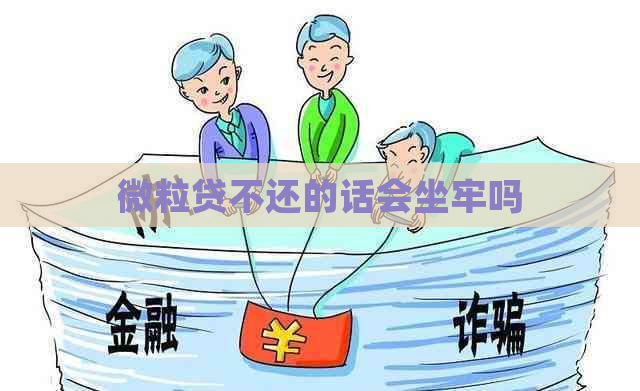 微粒贷不还的话会坐牢吗