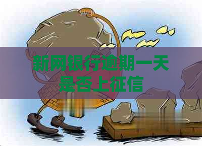 新网银行逾期一天是否上