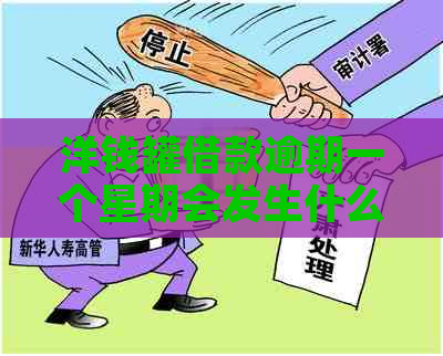 洋钱罐借款逾期一个星期会发生什么