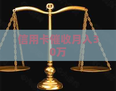 信用卡月入30万