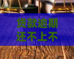 贷款逾期还不上不延期会怎么样