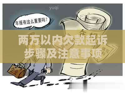 两万以内欠款起诉步骤及注意事项