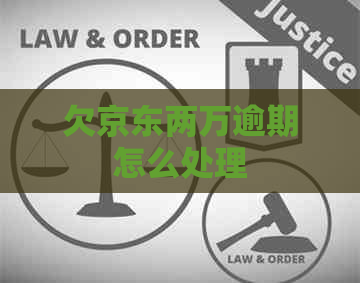 欠京东两万逾期怎么处理
