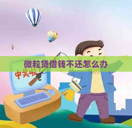微粒贷借钱不还怎么办