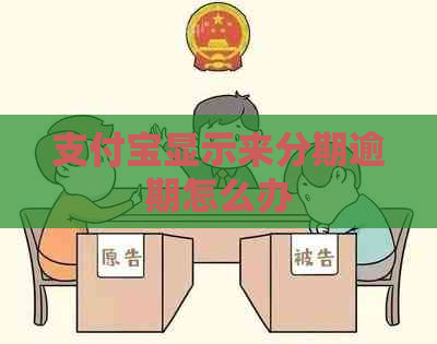 支付宝显示来分期逾期怎么办