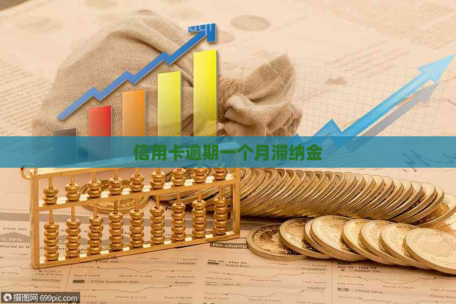 信用卡逾期一个月滞纳金