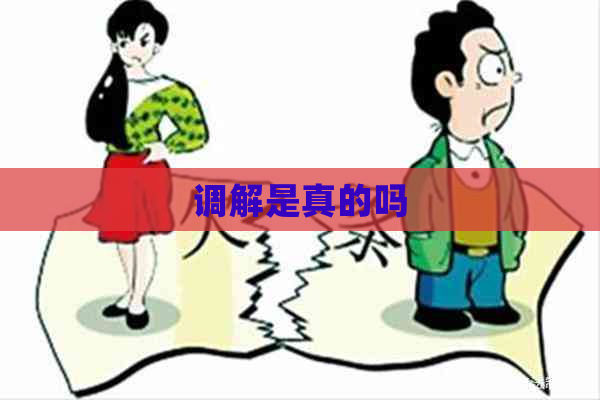 调解是真的吗