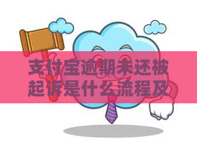 支付宝逾期未还被起诉是什么流程及后果