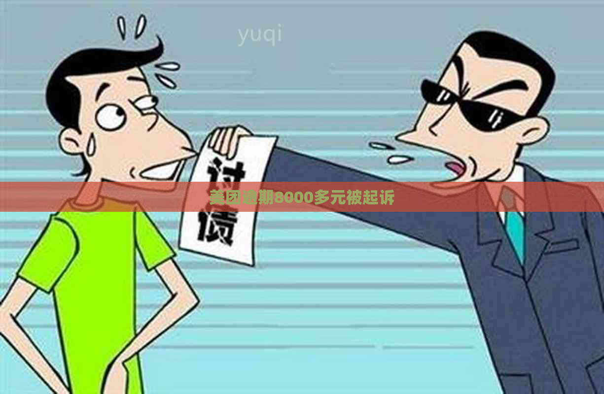 美团逾期8000多元被起诉