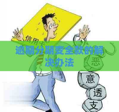 逾期分期变全款的解决办法
