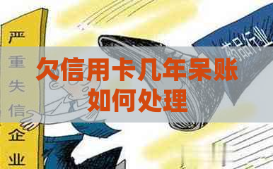 欠信用卡几年呆账如何处理