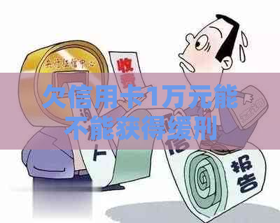 欠信用卡1万元能不能获得缓刑