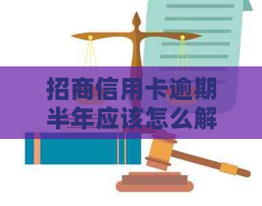 招商信用卡逾期半年应该怎么解决
