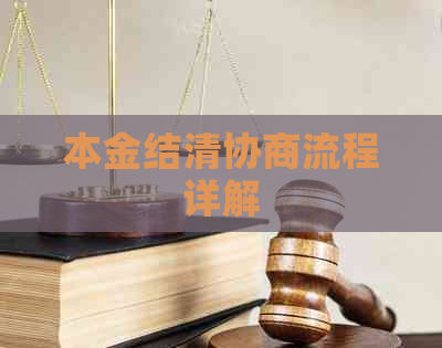 本金结清协商流程详解