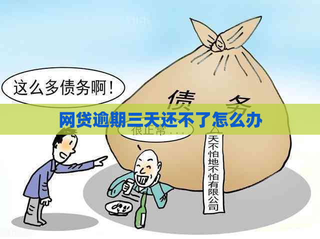 网贷逾期三天还不了怎么办