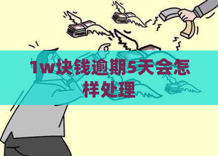 1w块钱逾期5天会怎样处理