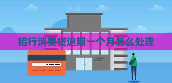 招行消费贷逾期一个月怎么处理