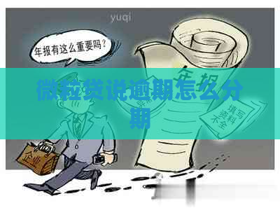 微粒贷说逾期怎么分期