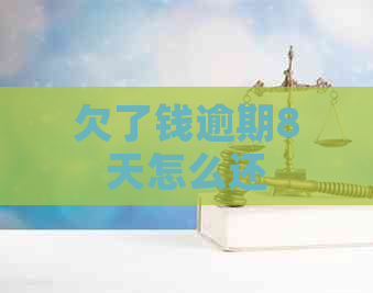欠了钱逾期8天怎么还