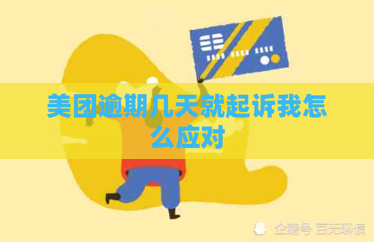 美团逾期几天就起诉我怎么应对
